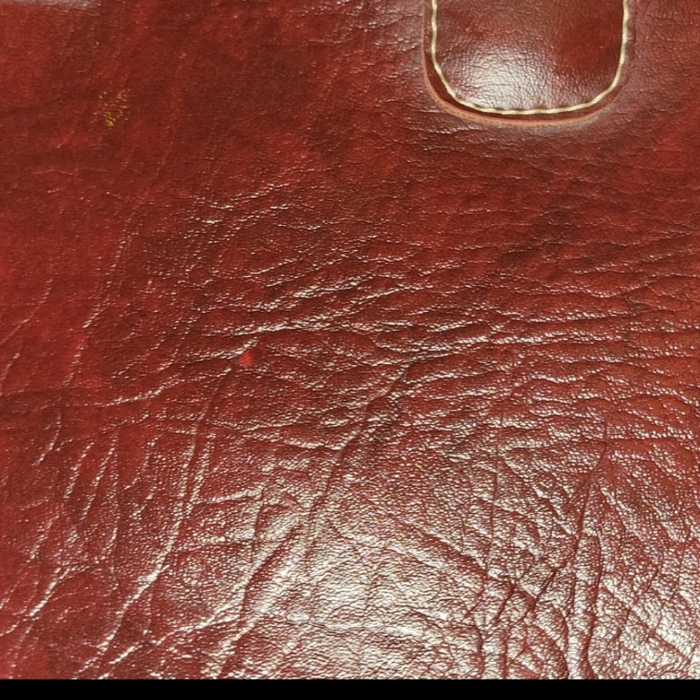 Impossible to find Vintage Genuine Leather 1960s Schiaparelli weekenders bag - Picture 9 of 12